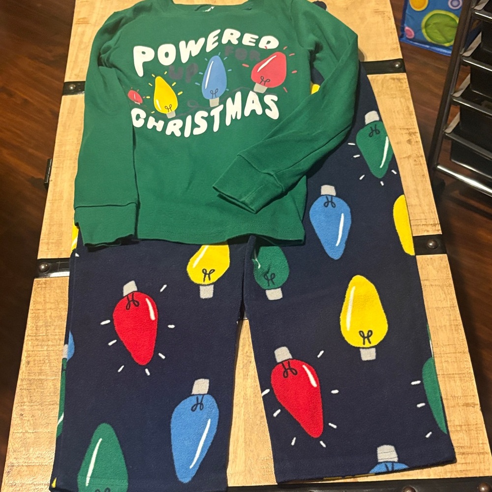 Mixed Kids Pajama Pants Bundle - Holiday Lights, Sonic, Ghosts - Picture 2 of 8